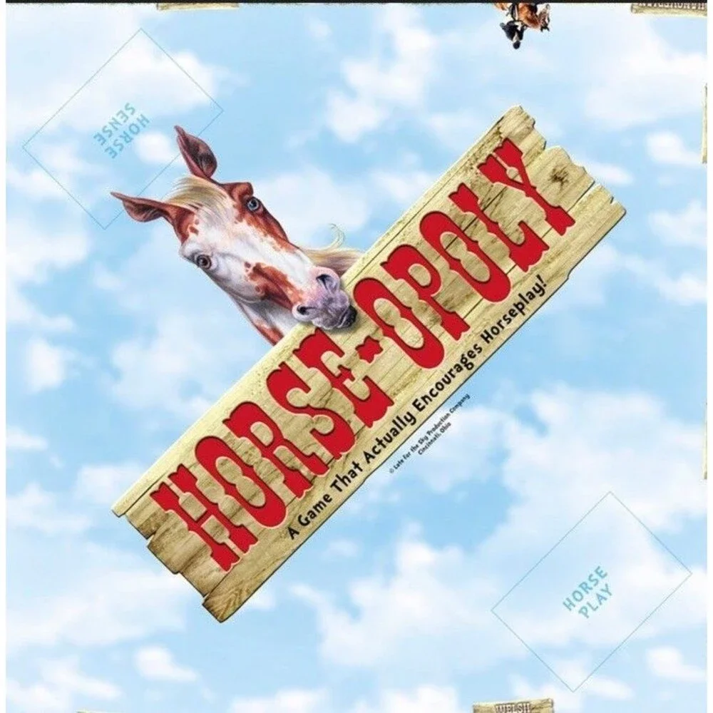 Horse-Opoly Board Game by Late For The Sky NEW SEALED Horseopoly USA